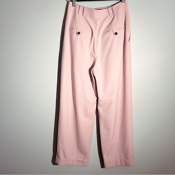 RARE Club Monaco pleated pants in dusty pink - Picture 3 of 5